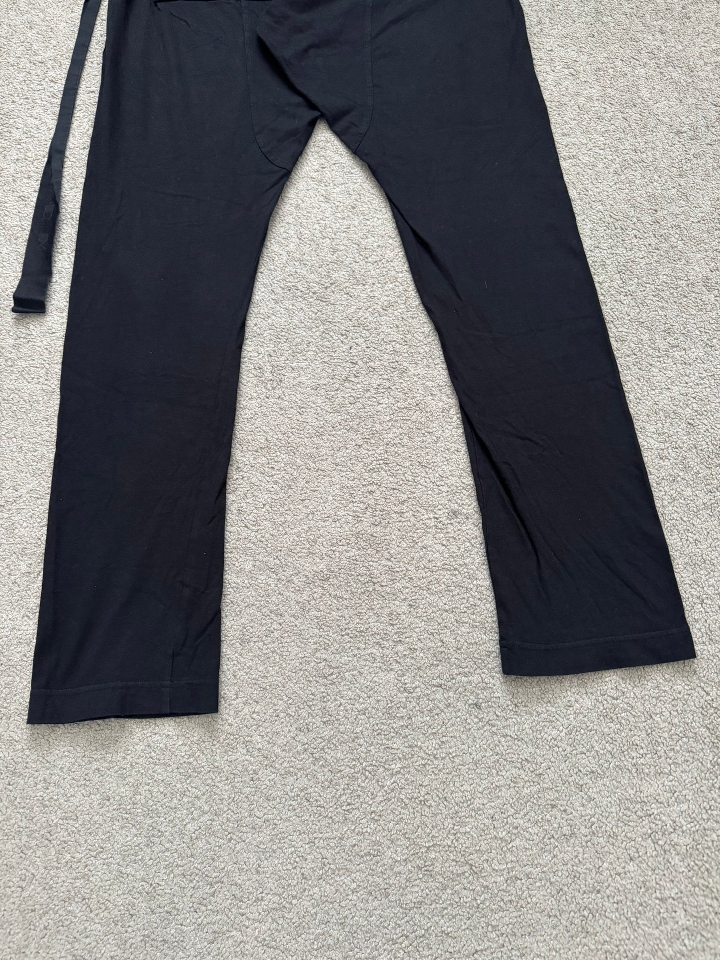 SS22 Rick Owens DRKSHDW Black Creatch Cargo Sweatpants