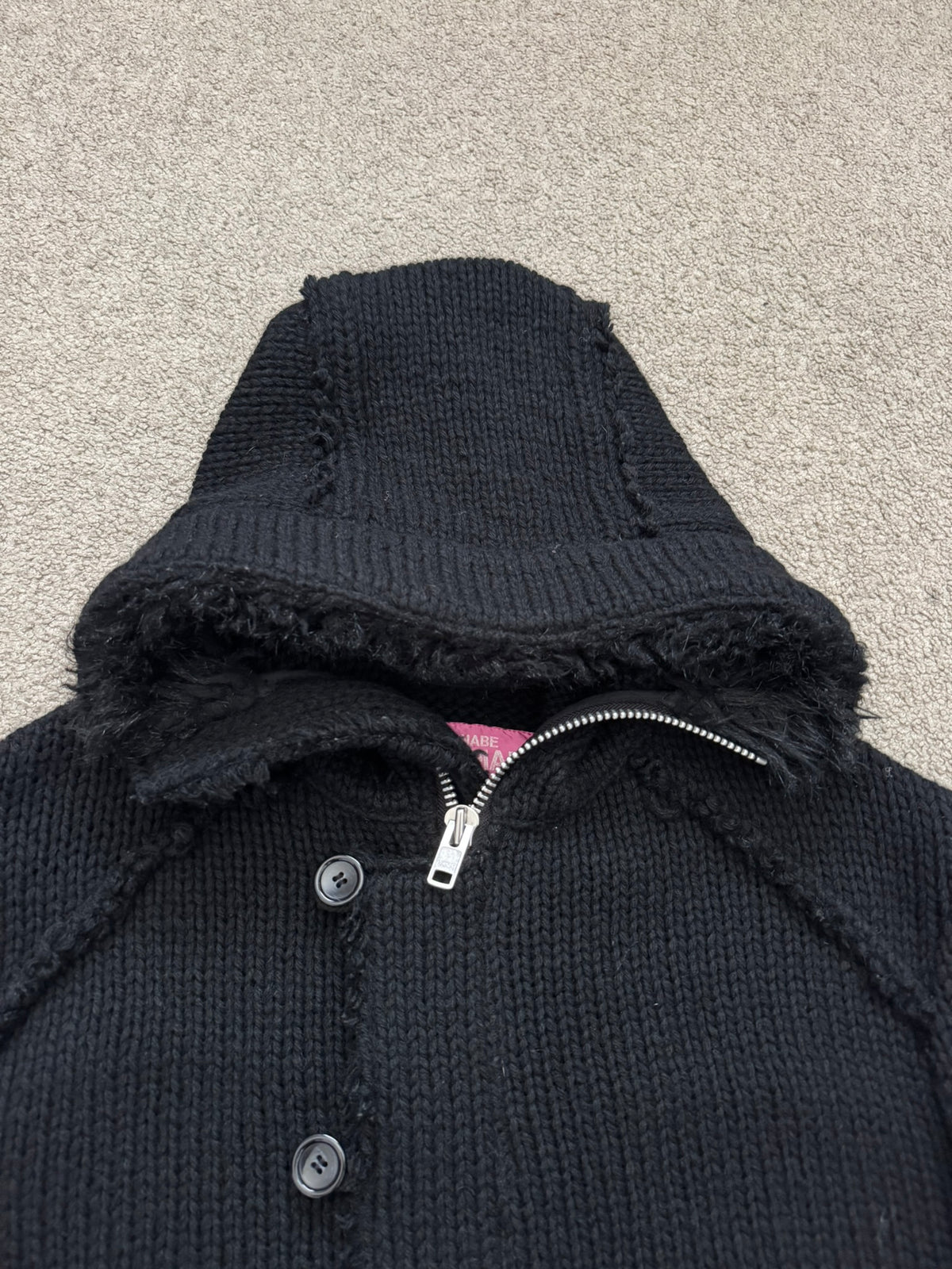 AW03 Junya Watanabe MAN Runway N-3B Wool Knitted Eskimo Parka