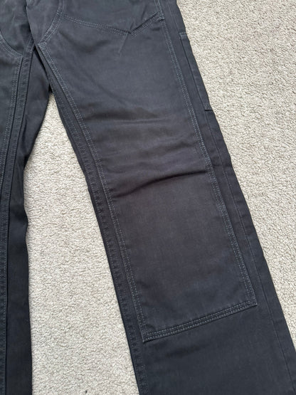 SS09 Number (N)ine Black Double Knee Crying Heart Denim Jeans