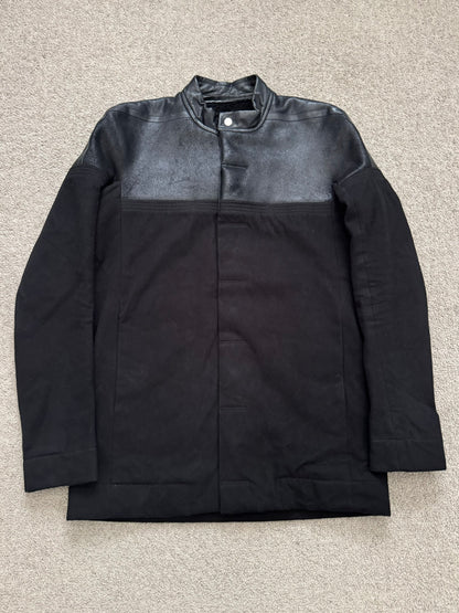 FW12 Rick Owens Runway Lamb Leather Moleskin Worker Jacket