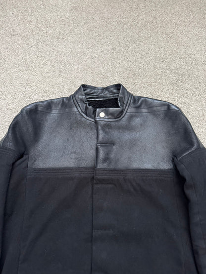 FW12 Rick Owens Runway Lamb Leather Moleskin Worker Jacket