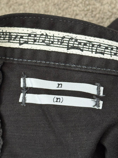 SS09 Number (N)ine Black Double Knee Crying Heart Denim Jeans
