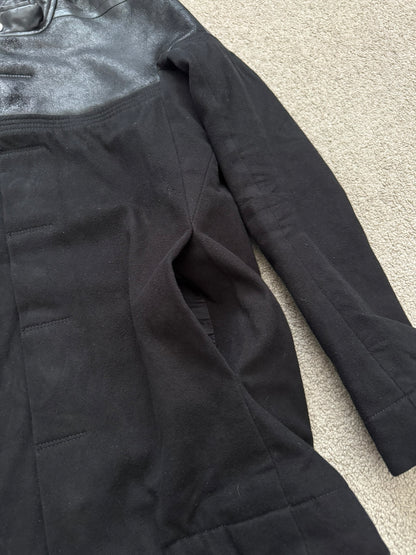 FW12 Rick Owens Runway Lamb Leather Moleskin Worker Jacket