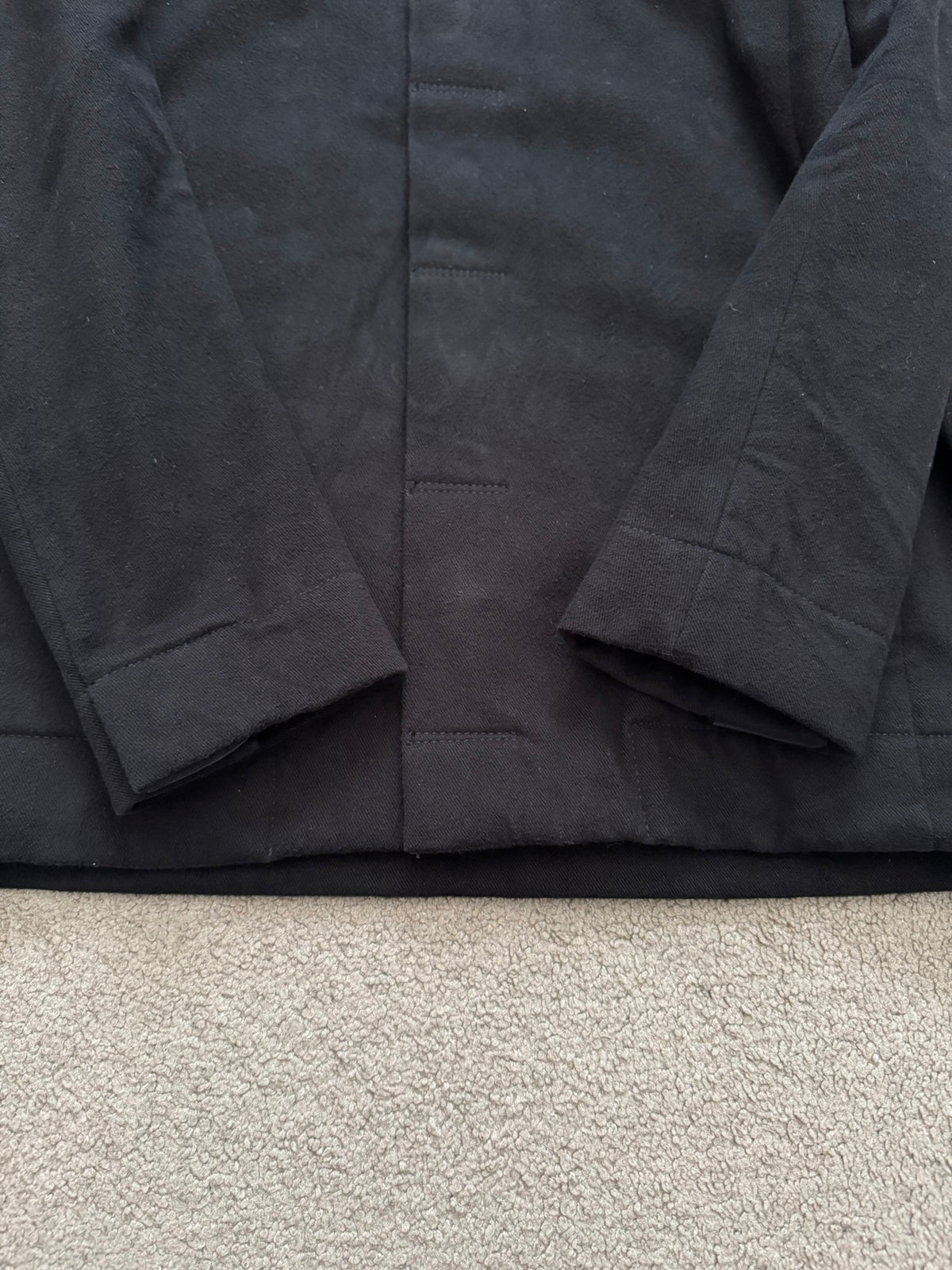 FW12 Rick Owens Runway Lamb Leather Moleskin Worker Jacket