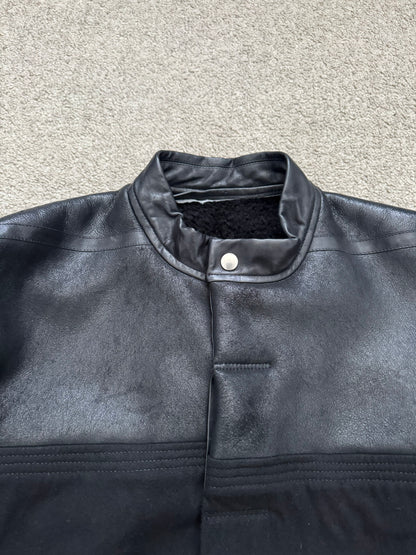 FW12 Rick Owens Runway Lamb Leather Moleskin Worker Jacket