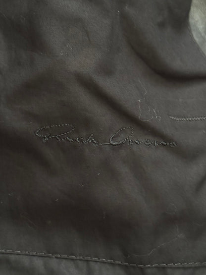 FW12 Rick Owens Runway Lamb Leather Moleskin Worker Jacket