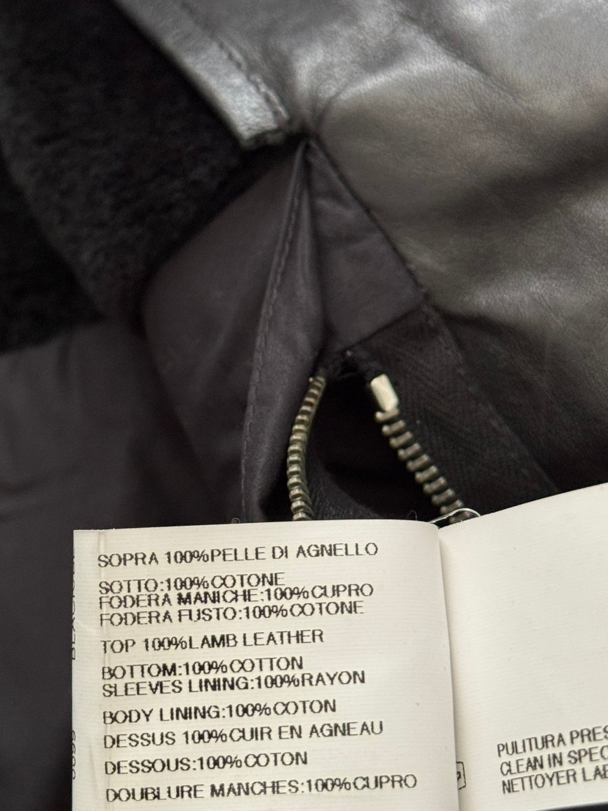 FW12 Rick Owens Runway Lamb Leather Moleskin Worker Jacket