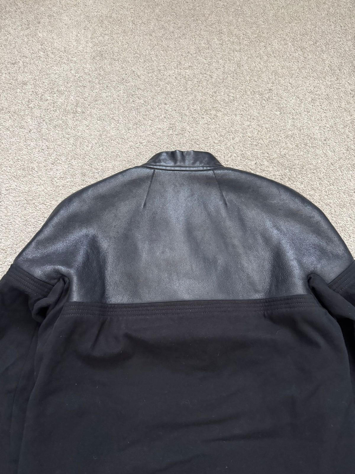 FW12 Rick Owens Runway Lamb Leather Moleskin Worker Jacket
