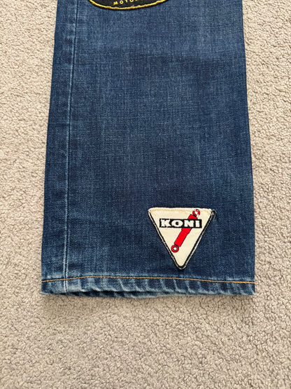 SS03 Junya Watanabe MAN Triumph Patch Biker Denim Jeans