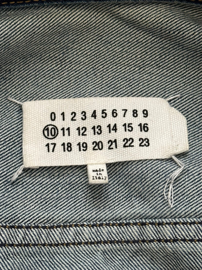 SS21 Maison Margiela Cropped Distressed Denim Jacket