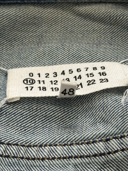 SS21 Maison Margiela Cropped Distressed Denim Jacket