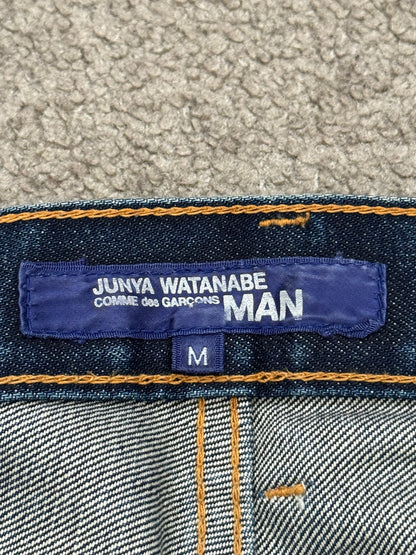SS03 Junya Watanabe MAN Triumph Patch Biker Denim Jeans