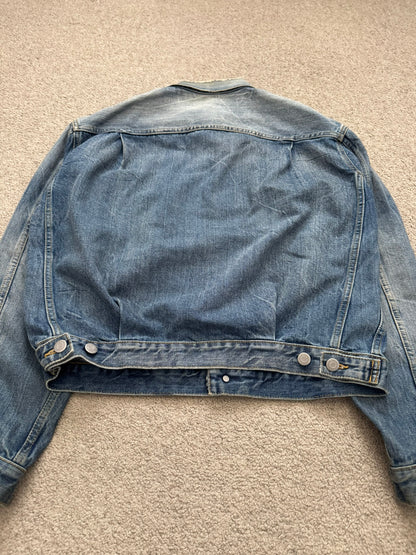 SS21 Maison Margiela Cropped Distressed Denim Jacket