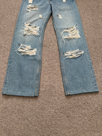 AW04 Junya Watanabe MAN Crash Distressed Denim Jeans