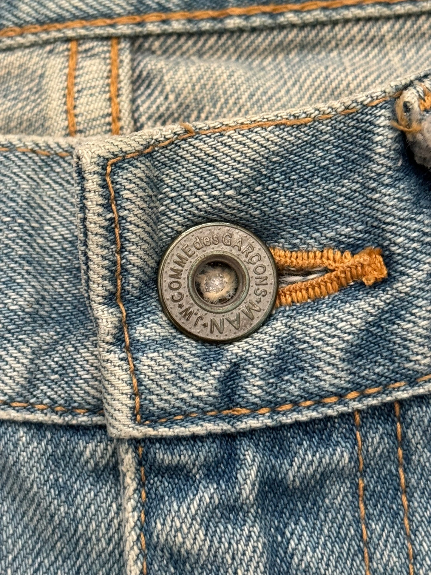 AW04 Junya Watanabe MAN Crash Distressed Denim Jeans