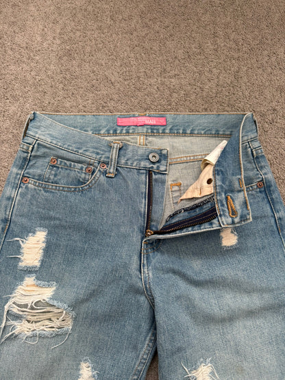 AW04 Junya Watanabe MAN Crash Distressed Denim Jeans