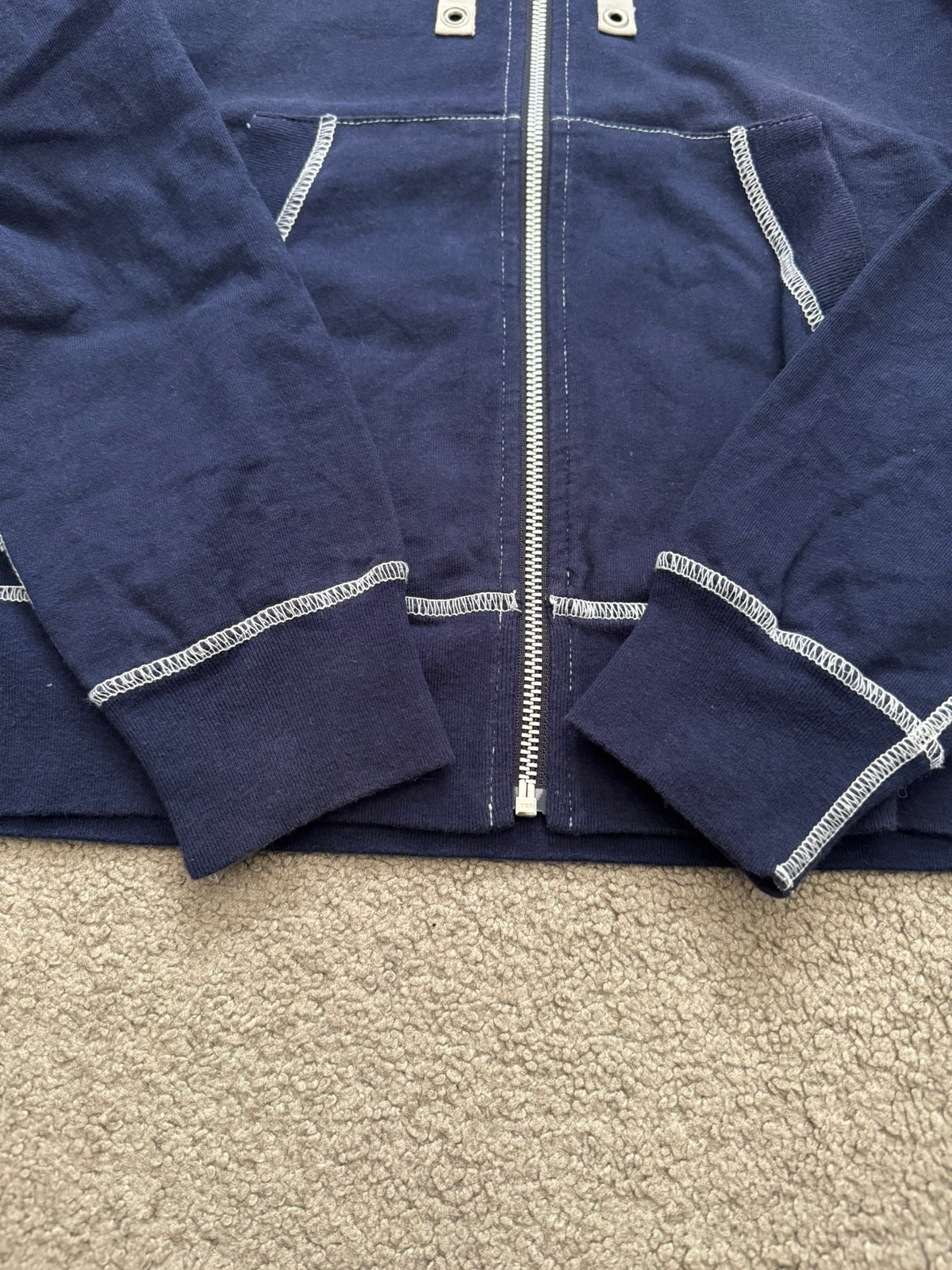 SS11 Comme Des Garcons Homme Reversible Navy Hoodie