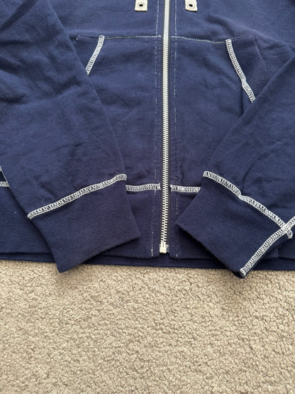 SS11 Comme Des Garcons Homme Reversible Navy Hoodie