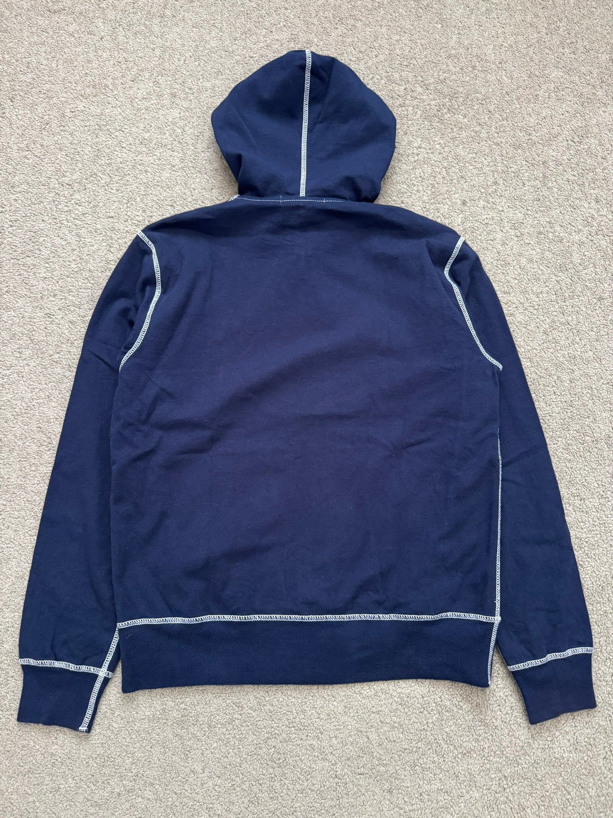SS11 Comme Des Garcons Homme Reversible Navy Hoodie