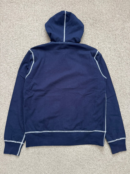 SS11 Comme Des Garcons Homme Reversible Navy Hoodie