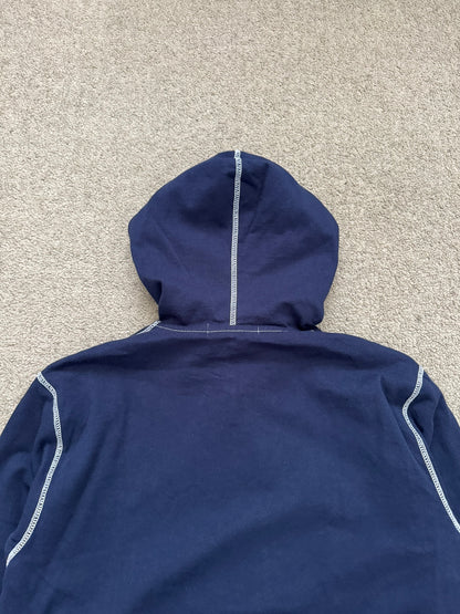 SS11 Comme Des Garcons Homme Reversible Navy Hoodie