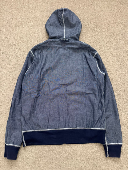 SS11 Comme Des Garcons Homme Reversible Navy Hoodie