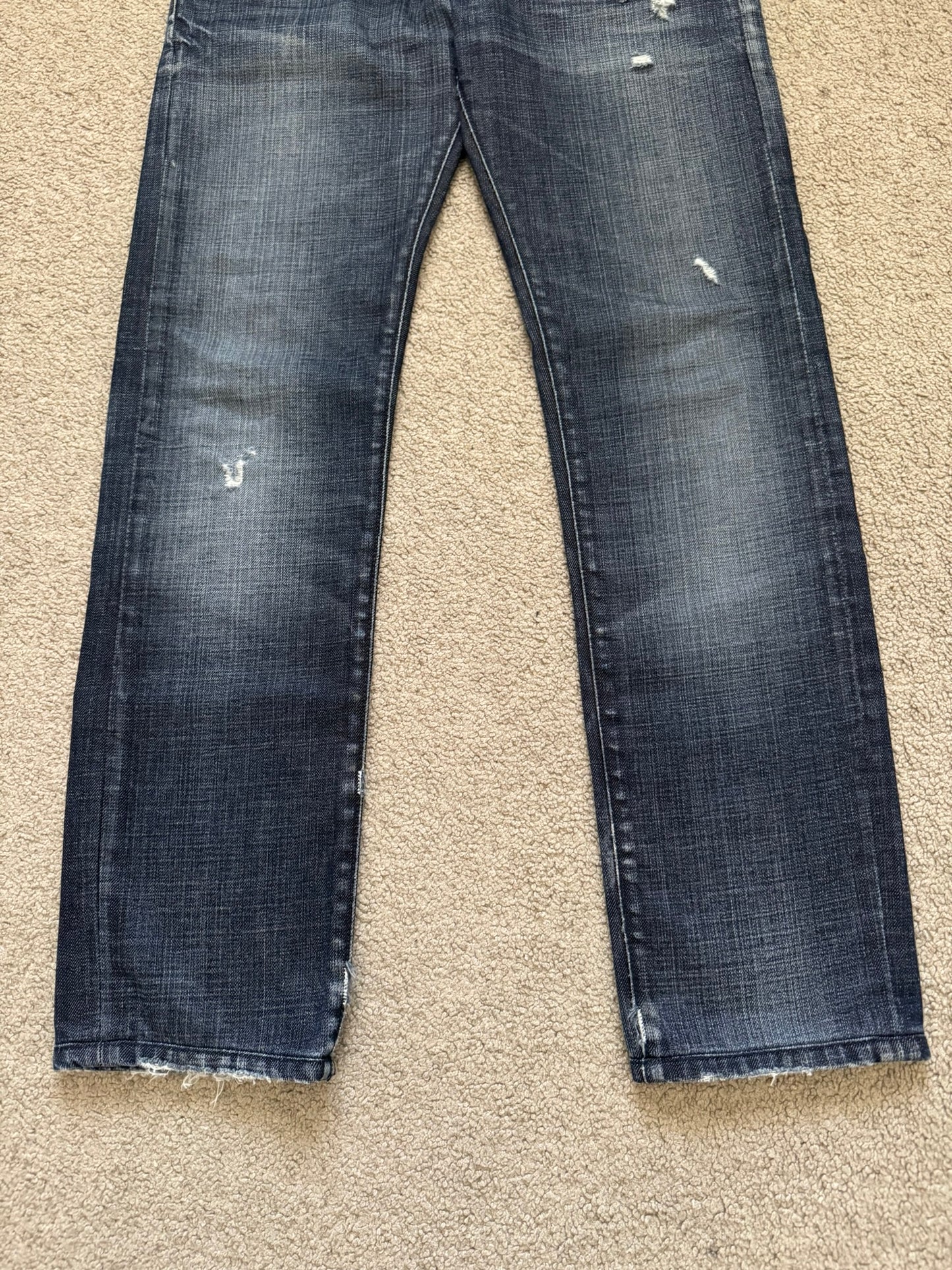 SS10 Dior Homme "Jake" Distressed Denim Jeans