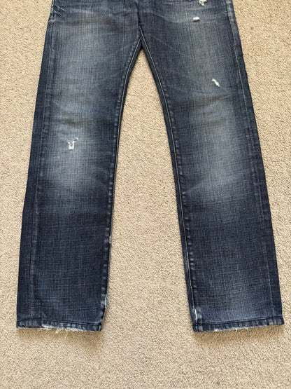 SS10 Dior Homme "Jake" Distressed Denim Jeans