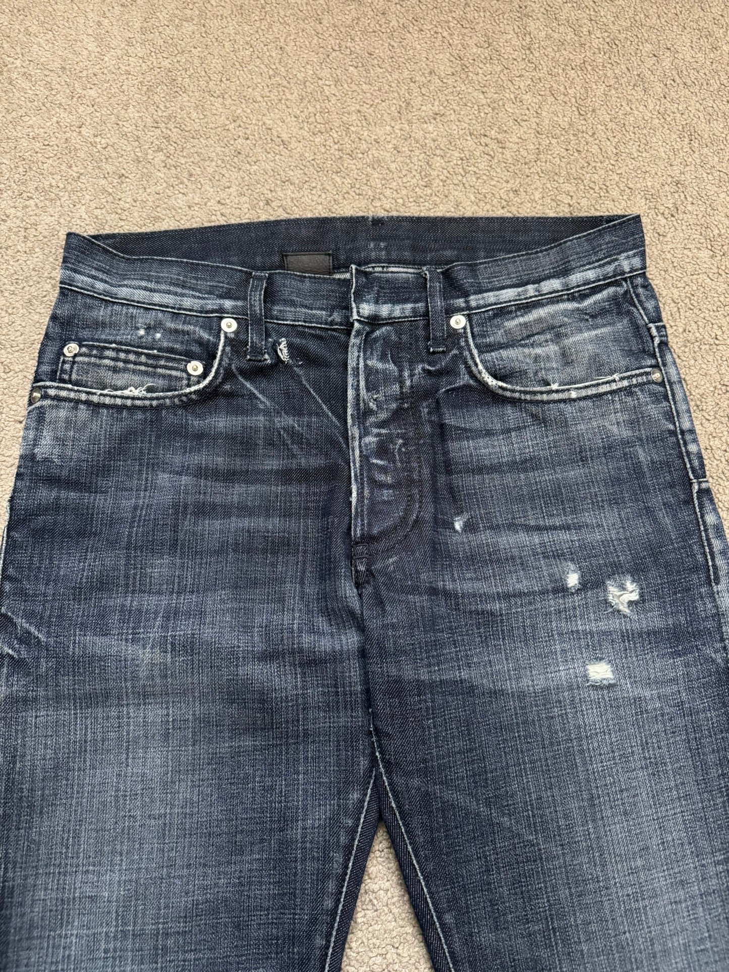 SS10 Dior Homme "Jake" Distressed Denim Jeans