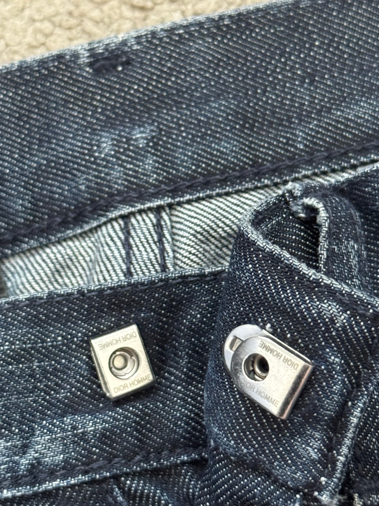 SS10 Dior Homme "Jake" Distressed Denim Jeans