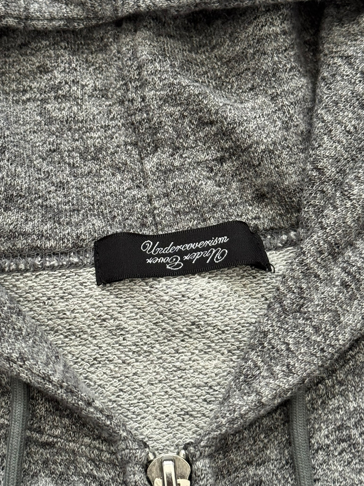 SS11 Undercover "Underman" French Terry Heather Gray Hoodie
