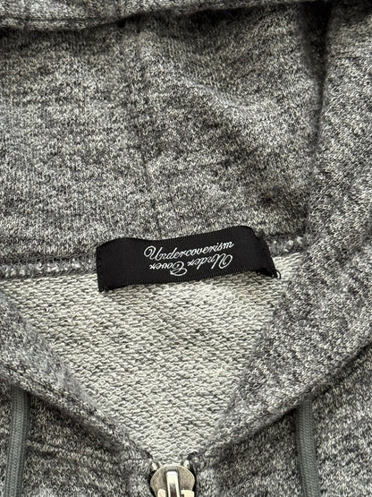 SS11 Undercover "Underman" French Terry Heather Gray Hoodie