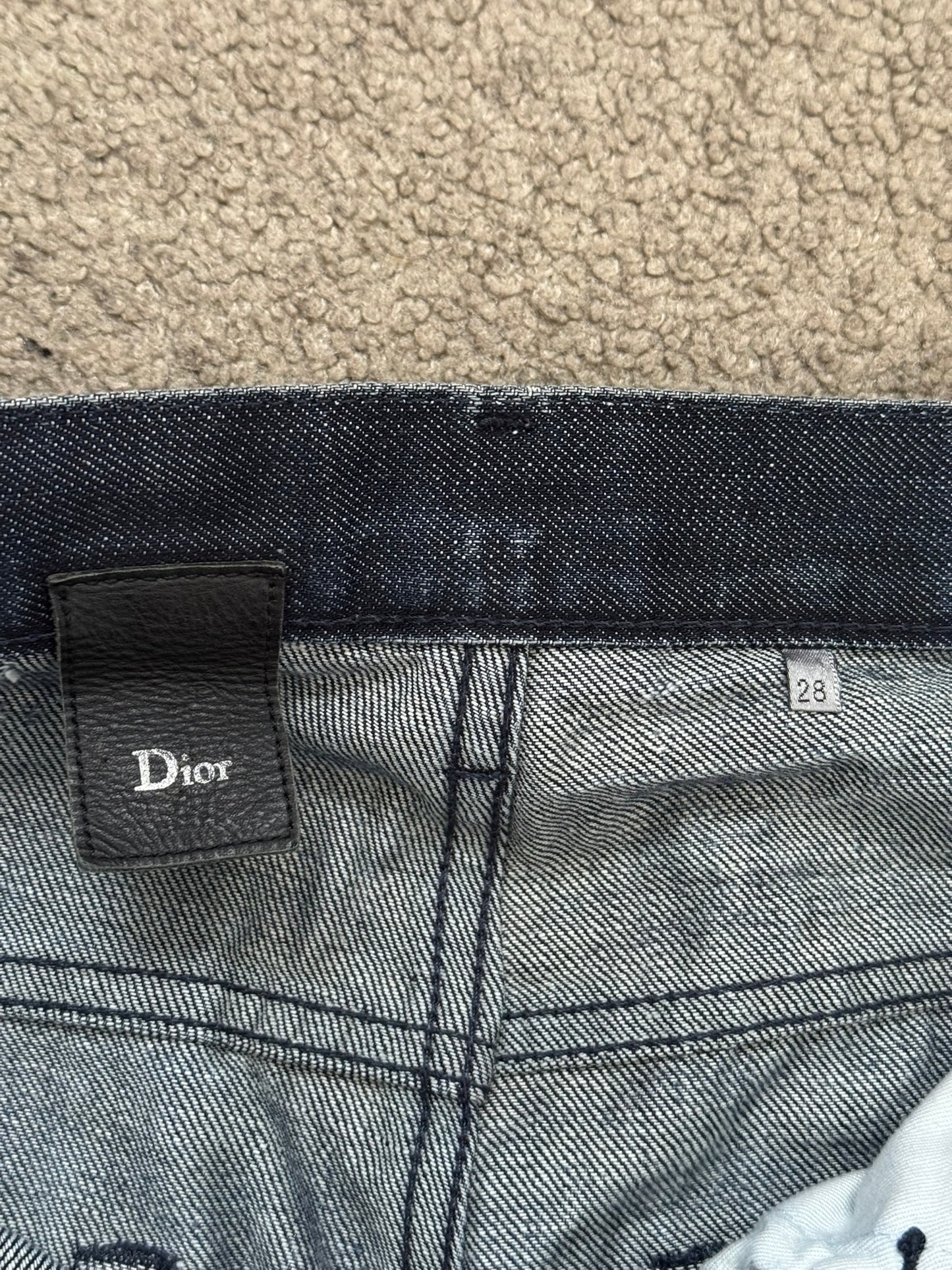 SS10 Dior Homme "Jake" Distressed Denim Jeans