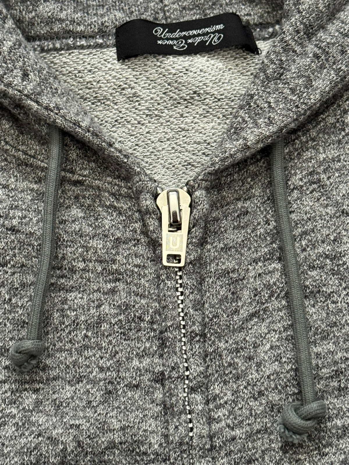 SS11 Undercover "Underman" French Terry Heather Gray Hoodie
