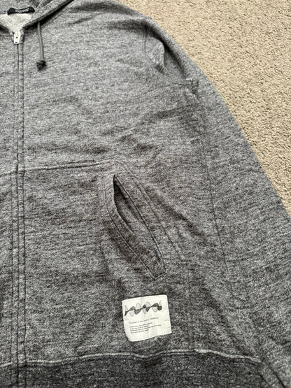 SS11 Undercover "Underman" French Terry Heather Gray Hoodie
