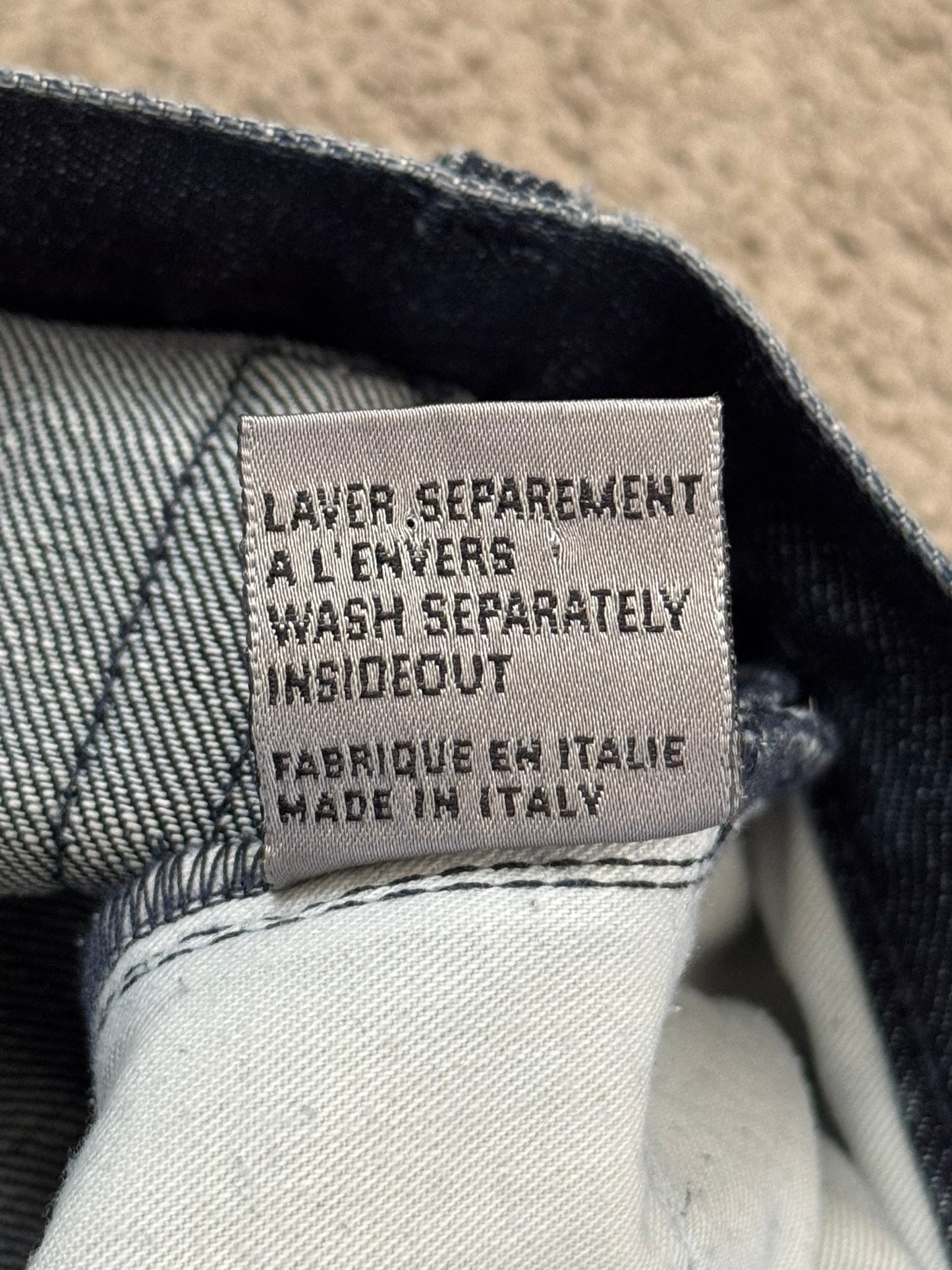 SS10 Dior Homme "Jake" Distressed Denim Jeans