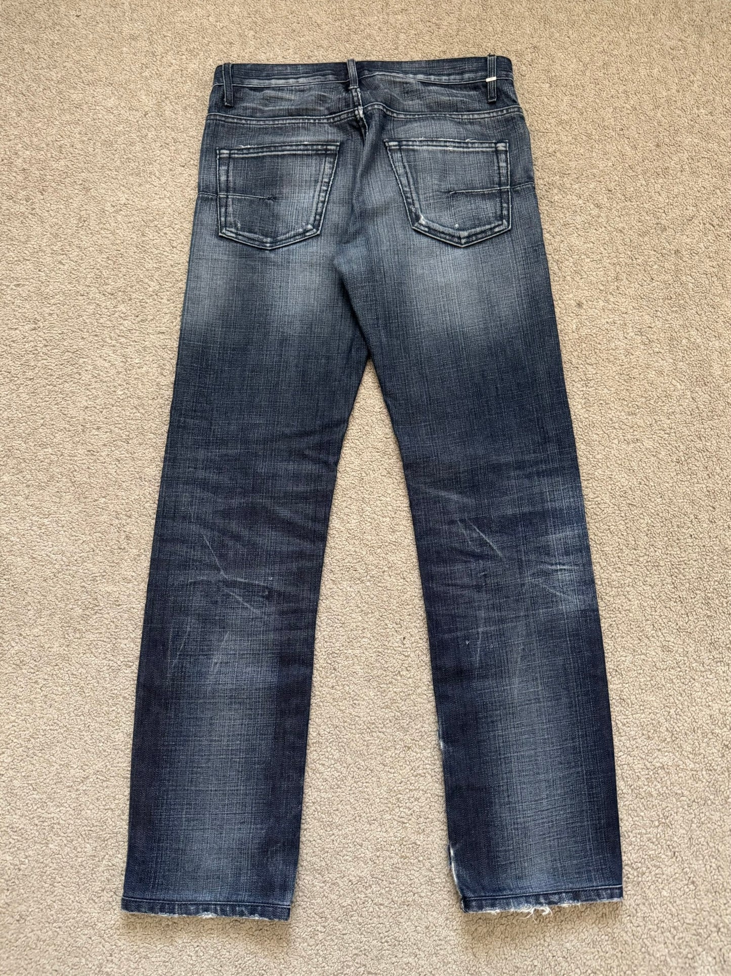 SS10 Dior Homme "Jake" Distressed Denim Jeans