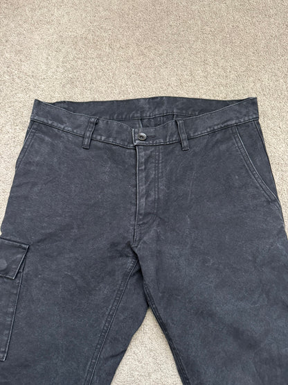 Kazuyuki Kumagai Attachment Overdyed J-Cut Cargo Denim Jeans