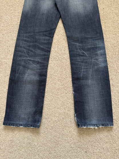 SS10 Dior Homme "Jake" Distressed Denim Jeans