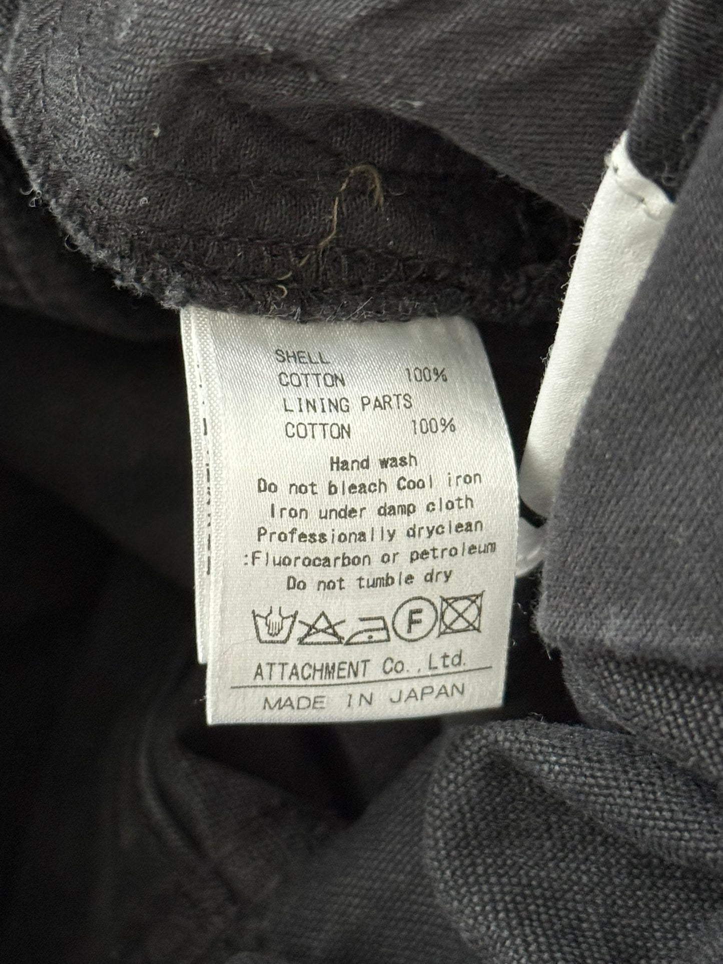 Kazuyuki Kumagai Attachment Overdyed J-Cut Cargo Denim Jeans