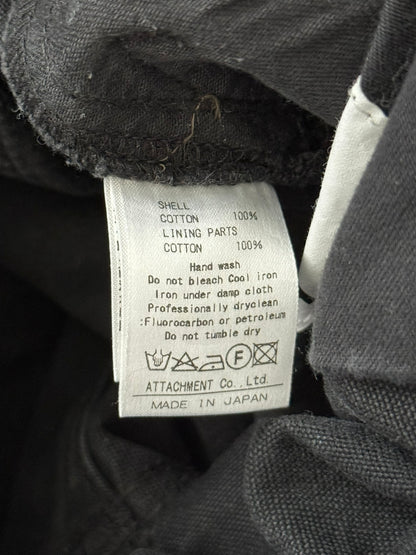 Kazuyuki Kumagai Attachment Overdyed J-Cut Cargo Denim Jeans