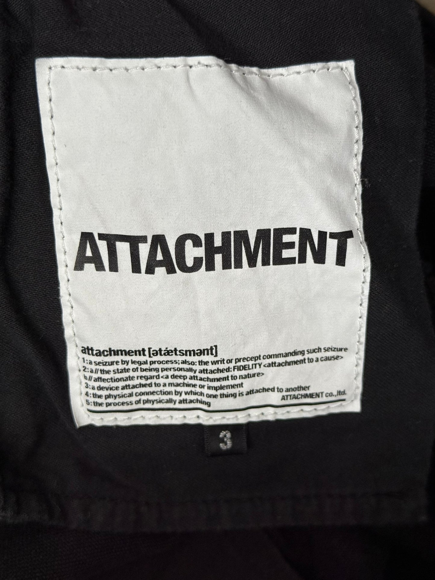 Kazuyuki Kumagai Attachment Overdyed J-Cut Cargo Denim Jeans