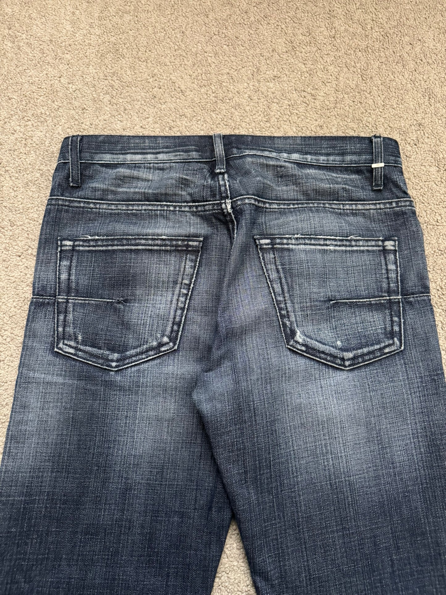 SS10 Dior Homme "Jake" Distressed Denim Jeans
