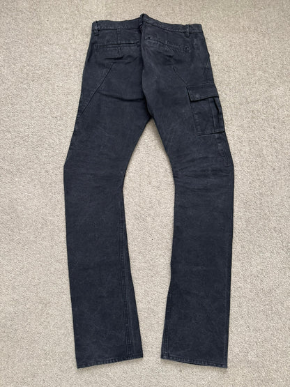 Kazuyuki Kumagai Attachment Overdyed J-Cut Cargo Denim Jeans