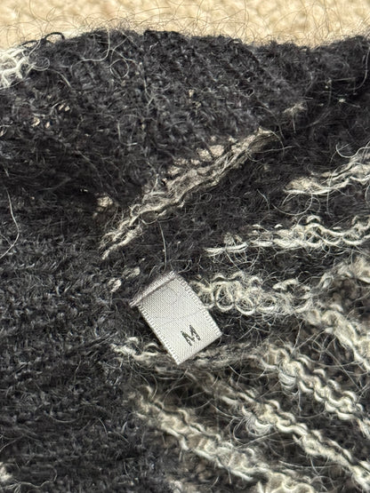 AW07 Dior Homme by Hedi Slimane Mohair Striped Sweater