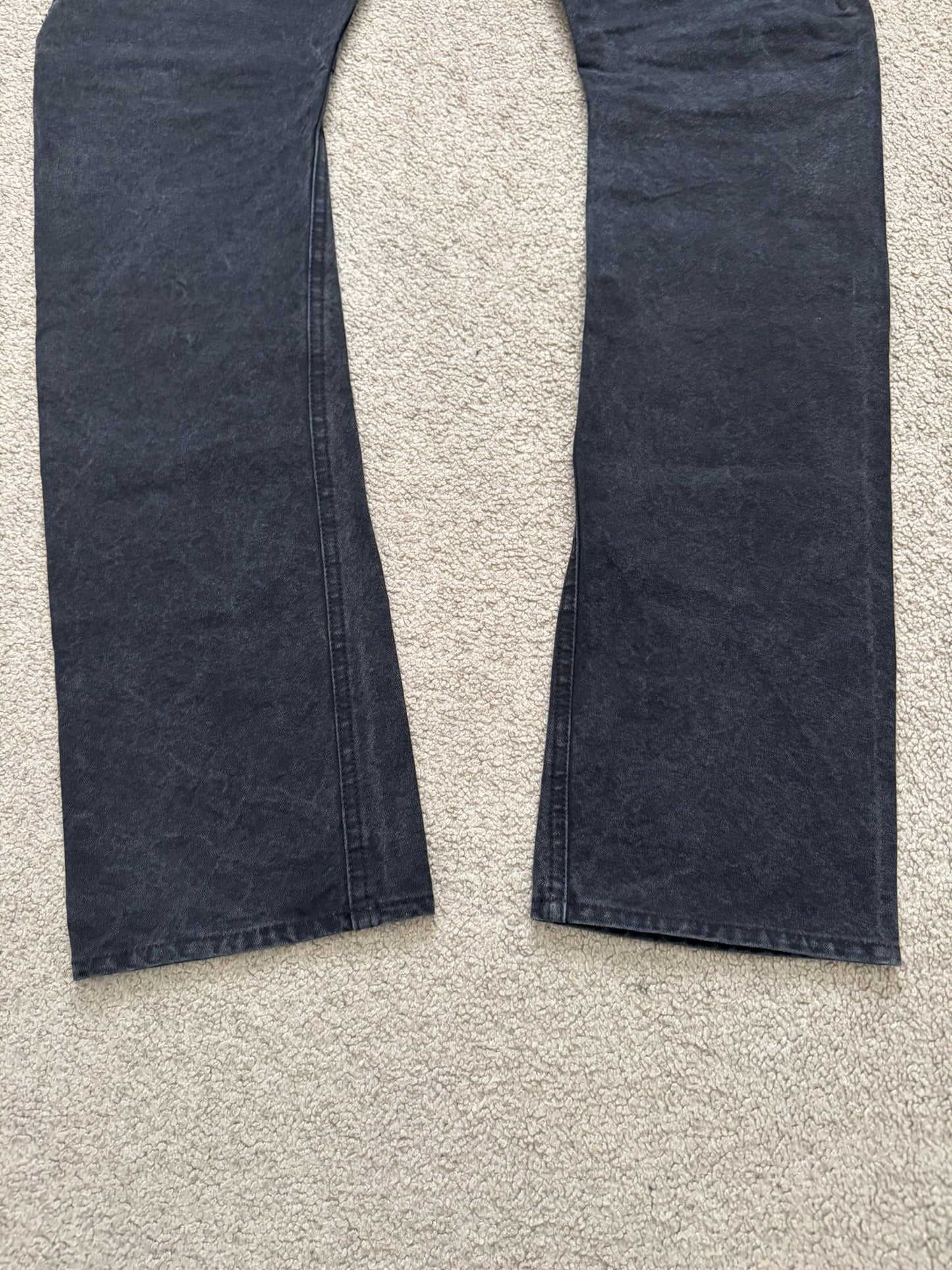 Kazuyuki Kumagai Attachment Overdyed J-Cut Cargo Denim Jeans