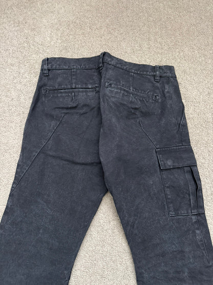 Kazuyuki Kumagai Attachment Overdyed J-Cut Cargo Denim Jeans