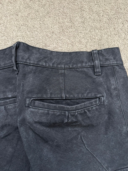 Kazuyuki Kumagai Attachment Overdyed J-Cut Cargo Denim Jeans