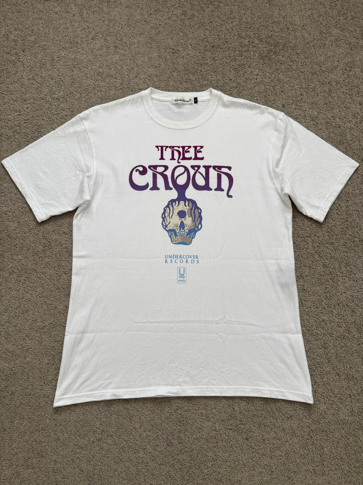 SS25 Undercover Thee Crouh Skull Graphic T Shirt