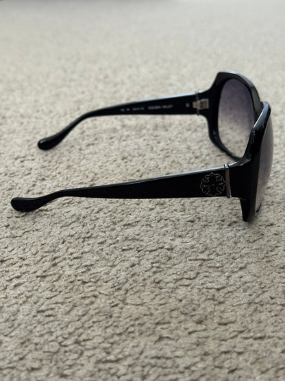 Chrome Hearts "Golden Valley" Cross Shield Sunglasses